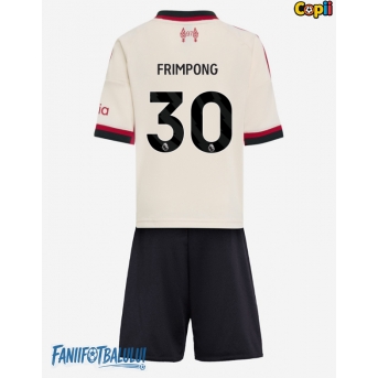 Liverpool Jeremie Frimpong #30 Echipament de Fotbal Replică 2025-26 Copii Deplasare (+ Șorturi)